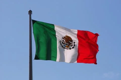 Mexican flag Stock Photos