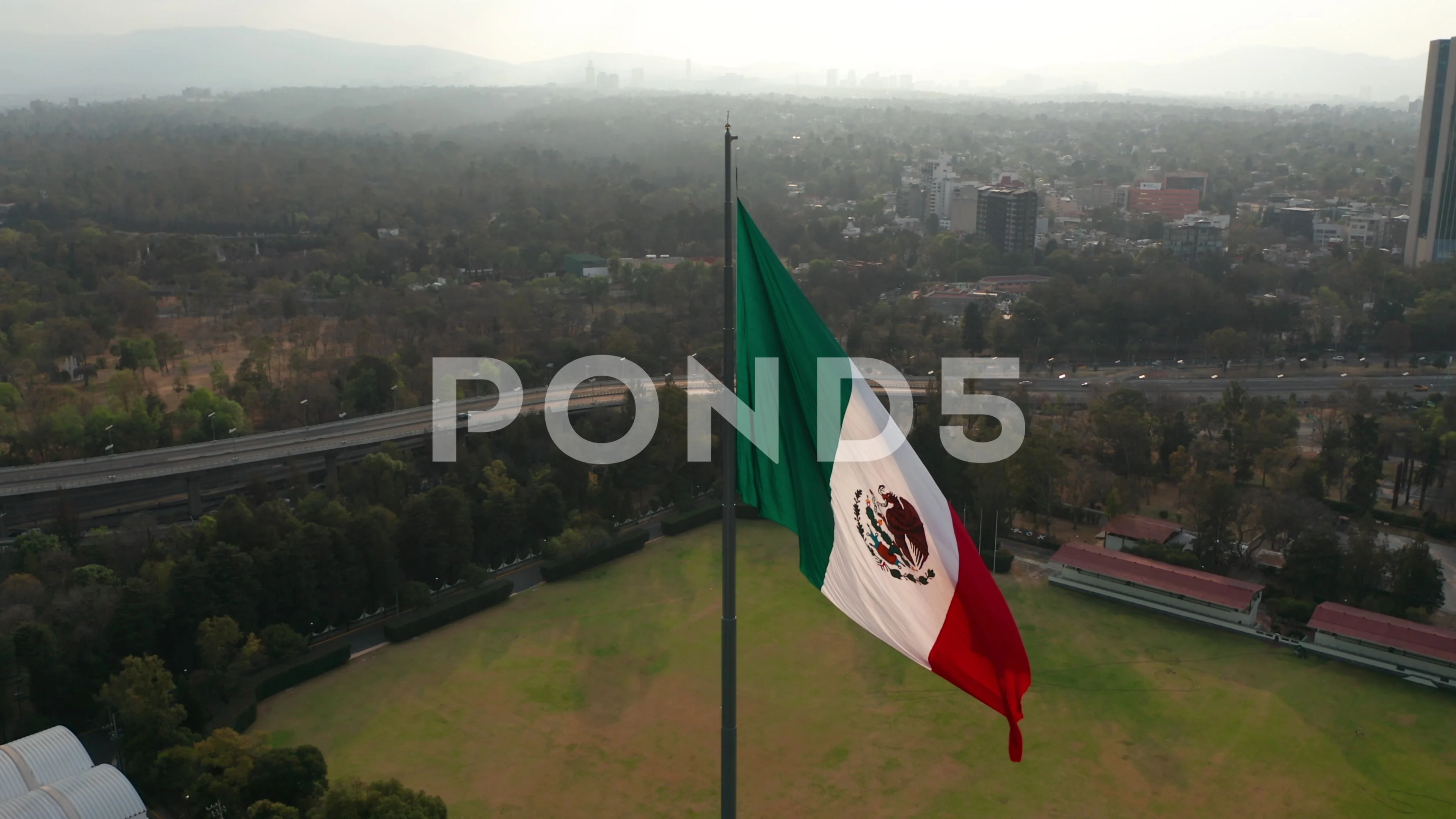 Bandera de Mexico. Mexican Flag . Baseball action during the Los