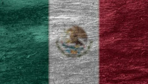 Mexican flag texture as a background 스톡 사진