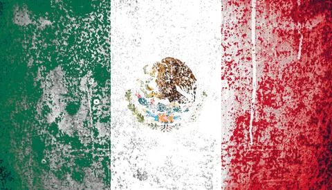 Mexican flag texture as a background Stock Photos