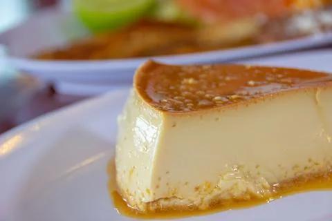Mexican Flan Stock Photos