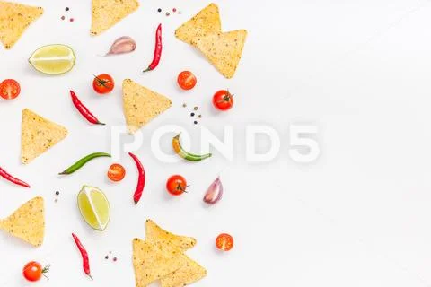 Mexican Food preparation cooking concept Stock Photos
