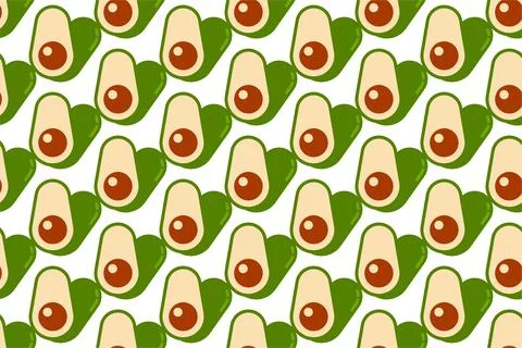 Mexican food seamless pattern background template Stock Illustration