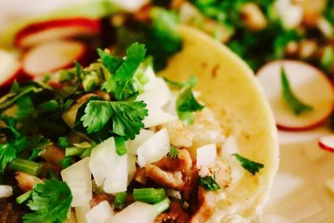 Mexican food, Tacos Stock Photos