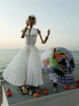 Mexican ghost-Marilyn Stock Photos