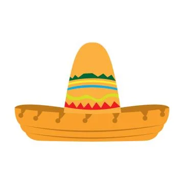 Mexican hat icon Stock Illustration