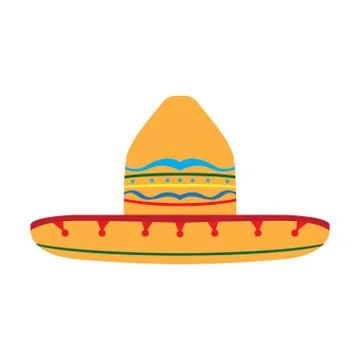 Mexican hat icon Stock Illustration