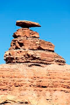 The mexican hat monument Stock Photos
