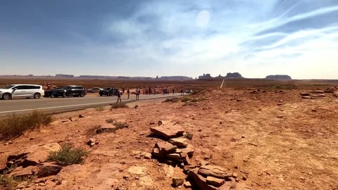 Mexican Hat, Utah August 06 2023 Forest Gump Point Stock Footage 304155994