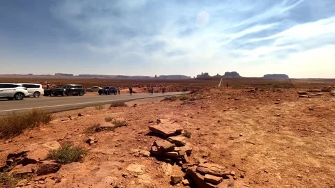Mexican Hat, Utah August 06 2023 Forest Gump Point Stock Footage 304164615