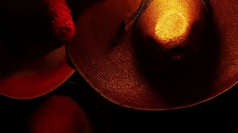 MEXICAN HATS Stock Footage 25584994
