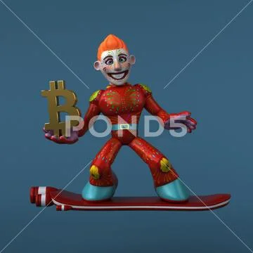 Mexican hero - 3D Illustration Stock Illustration