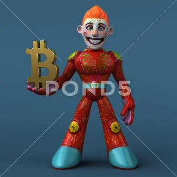 Mexican hero - 3D Illustration Stock Illustration
