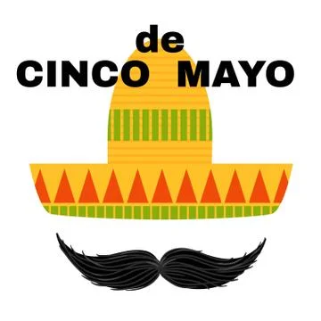 Mexican holiday vector card. Stock Illustration