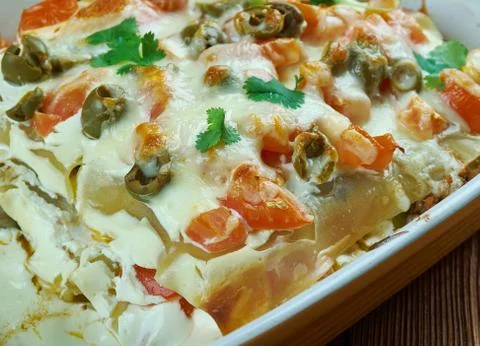 Mexican Lasagna Foto stock