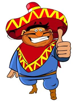 Mexican man Stock Illustration