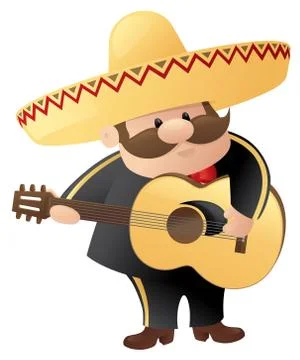 Mexican man Stock Illustration
