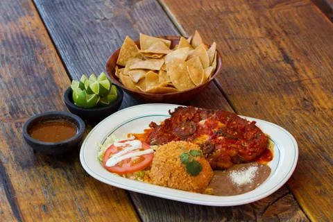 Mexican meal Foto stock