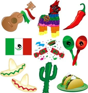 Mexican Party Stock Illustration