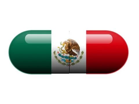 Mexican pill Stock Illustration