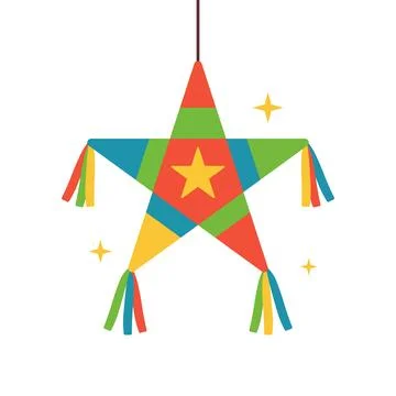 Mexican piñata Illustrazione stock
