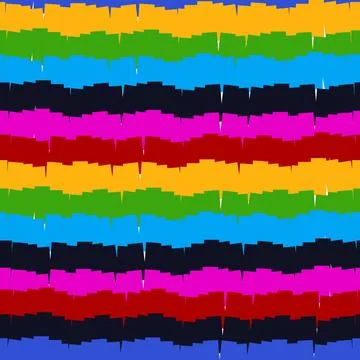 Mexican pinata tissue paper pattern Stock Illustration