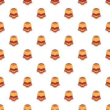 Mexican poncho seamless pattern for traditional design Stock Illustration