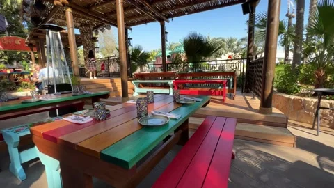 MEXICAN RESTAURANT TABLE DESIGN(2024 UPDATED!) Stock Footage 233802046