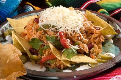 Mexican risotto Stock Photos