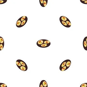 Mexican sandwich pattern seamless vector Stock Illustration