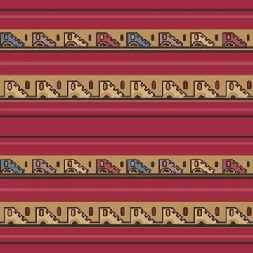 Mexican seamless pattern Stock Illustration