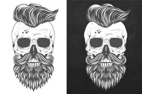 Mexican skull design Stock Illustration