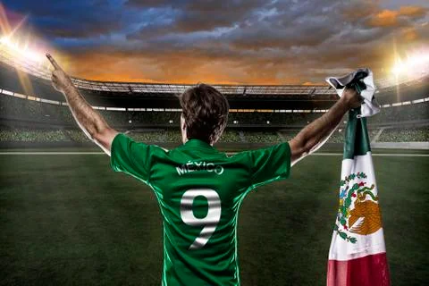 Mexican soccer player Stock Photos