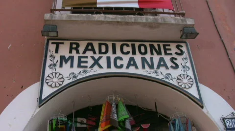 Mexican Souvenirs Stock Footage 420617