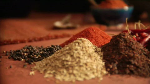 Mexican spices Stock Footage