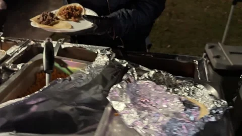 Mexican Street Taco Stock Footage 341725327