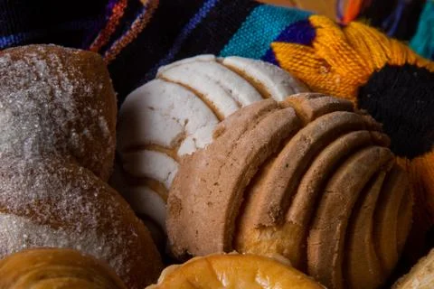 Mexican sweet bread Stock Photos