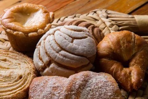 Mexican sweet bread Stock Photos