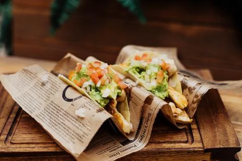 A Mexican taco Stock Photos