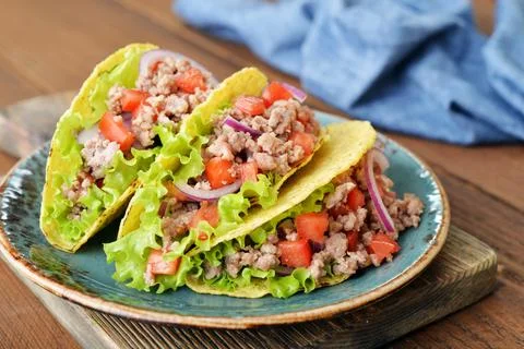 Mexican tacos Stock Photos