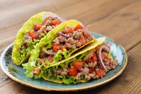 Mexican tacos Foto stock