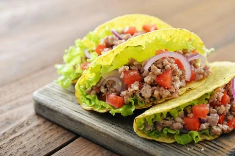 Mexican tacos Foto stock