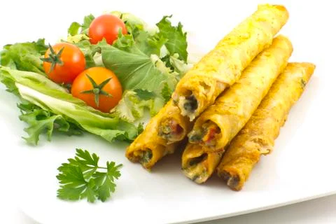 Mexican taquitos Stock Photos