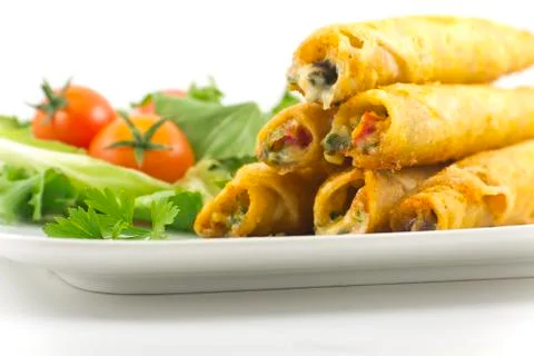 Mexican taquitos Stock Photos