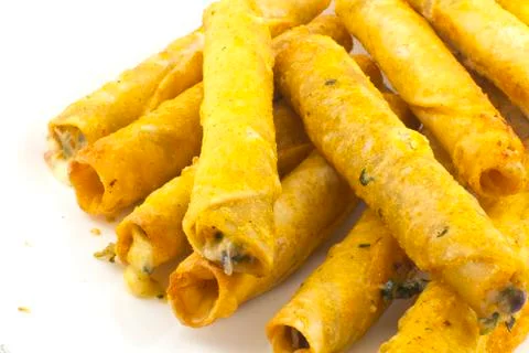 Mexican taquitos Stock Photos