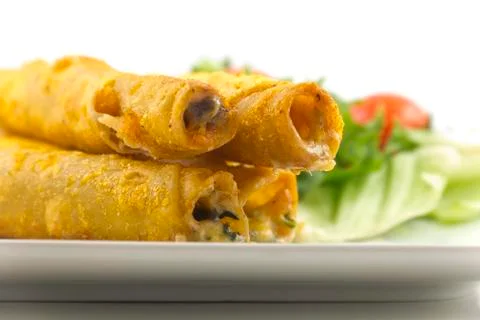 Mexican taquitos Foto stock
