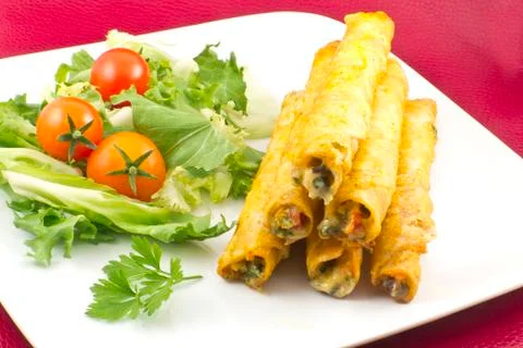 Mexican taquitos Foto stock