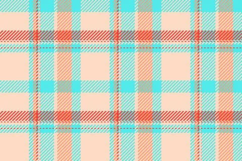 Mexican tartan texture vector, fall check seamless pattern. Art textile bac.. Stock Illustration
