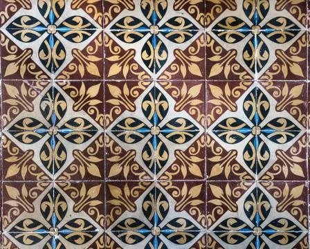 Mexican tile background Stock Photos