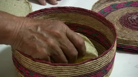 Mexican tortilla Stock-Footage 8838745